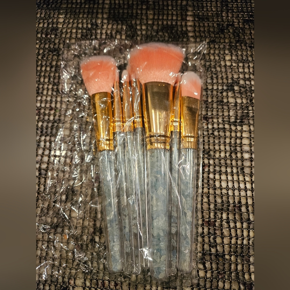 Make-up Brushes w/ Crystal Handles